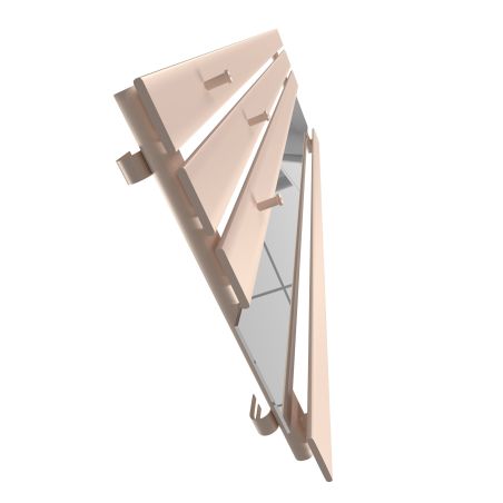 Decorative Bello SLIM cârlig oglindă radiator
